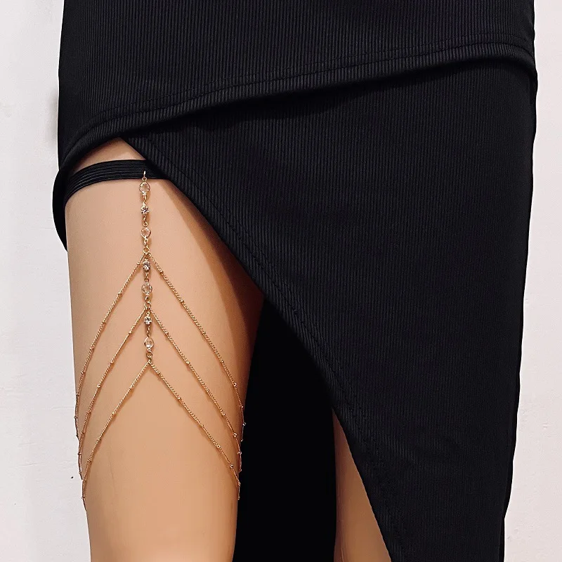 Body Jewelry In Bulk - Fashion Summer Bohemian Thigh Chain Simple