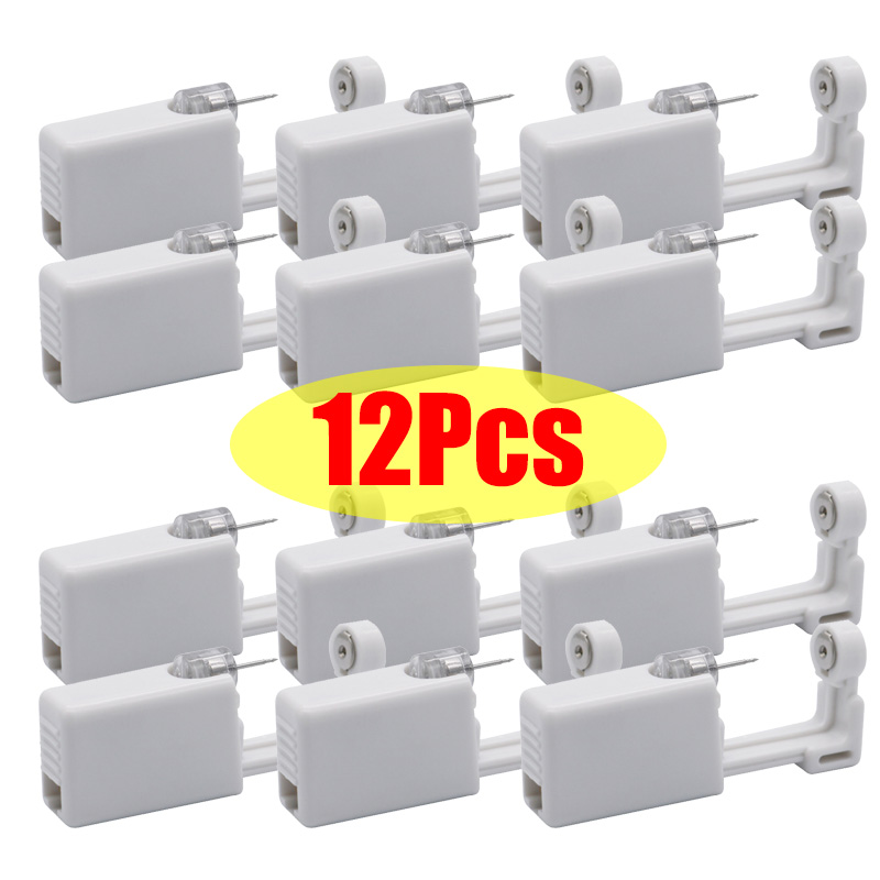 Body Jewelry Factory - 1-12Pcs/set Ear Piercing Gun Kit Disposable