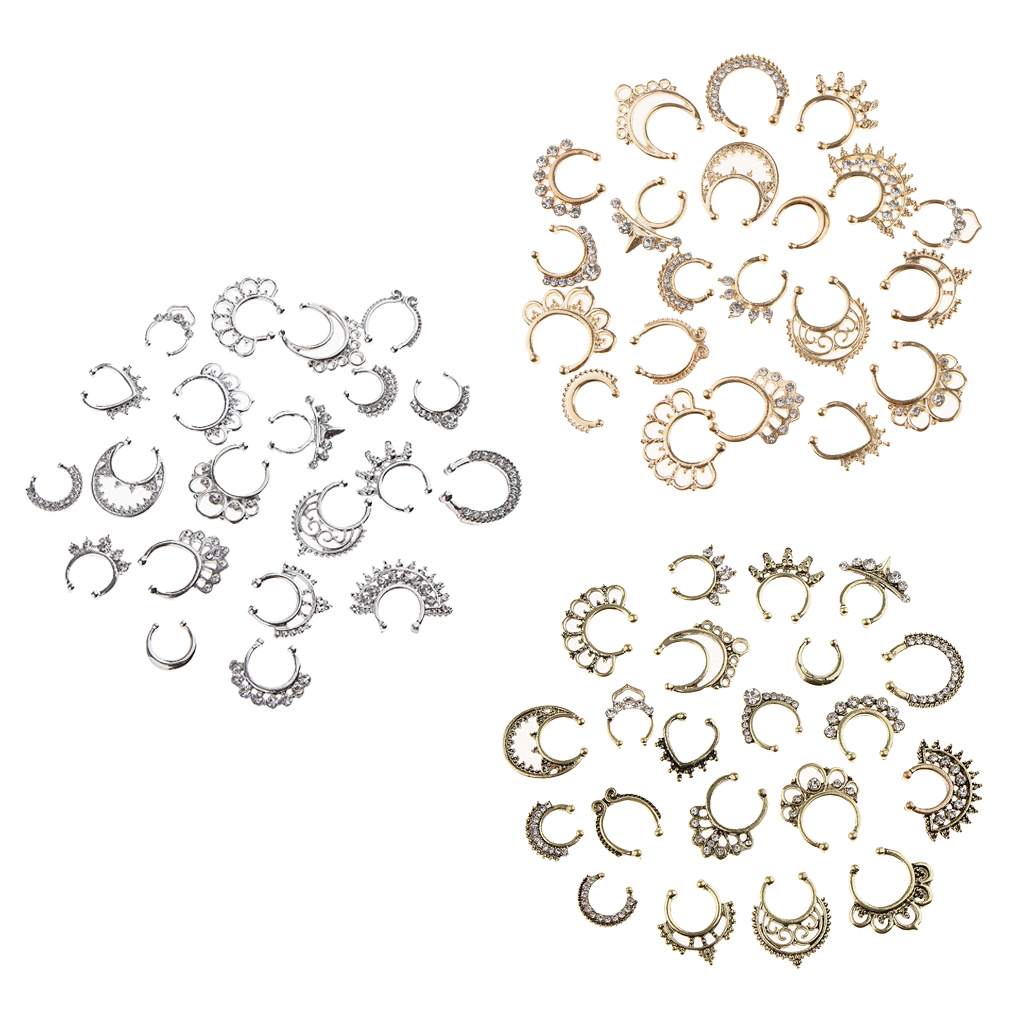 Body Jewelry On Sale - Hot Sale 21/3PCS Nose Fake Septum