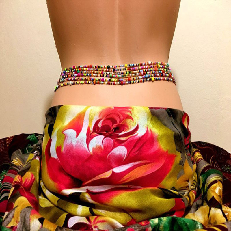 Body Chain Jewelry - Women Layered Beaded Belly Chain Boho