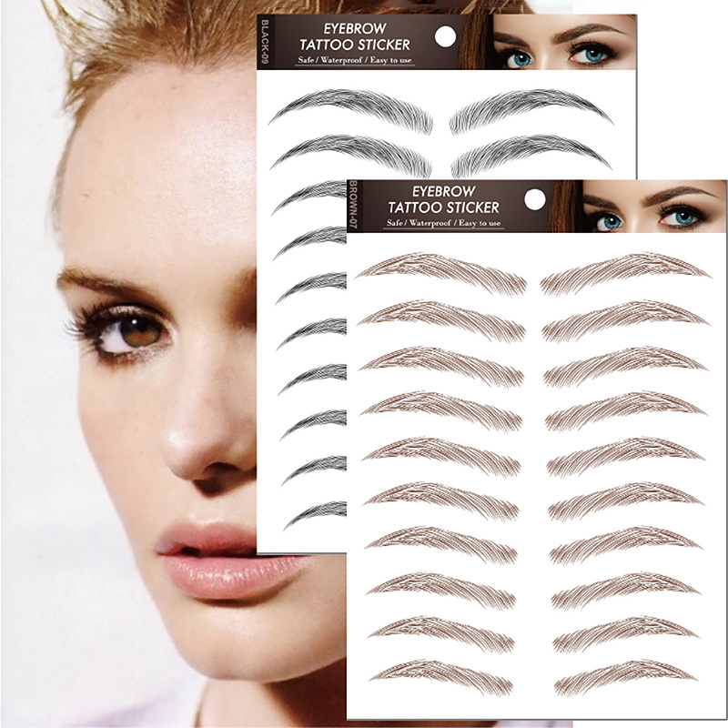 Waterproof 6D Eyebrow Tattoo S - Body Jewelry Waterproof ulasan dan harga