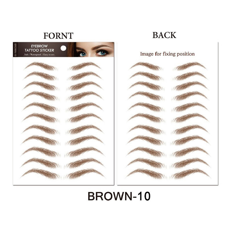 Waterproof 6D Eyebrow Tattoo S - Body Jewelry Waterproof ulasan dan harga