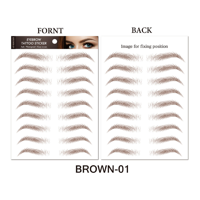 Waterproof 6D Eyebrow Tattoo S - Body Jewelry Waterproof ulasan dan harga