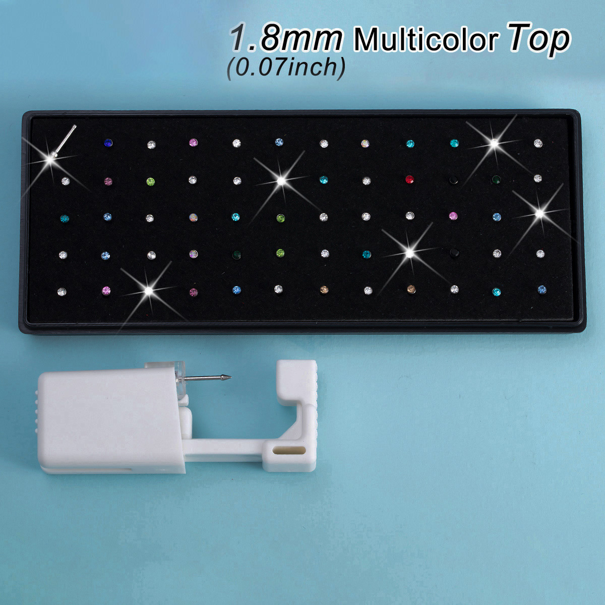 61pcs Nose Piercing Kit Includ - Body Jewelry Factory ulasan dan harga