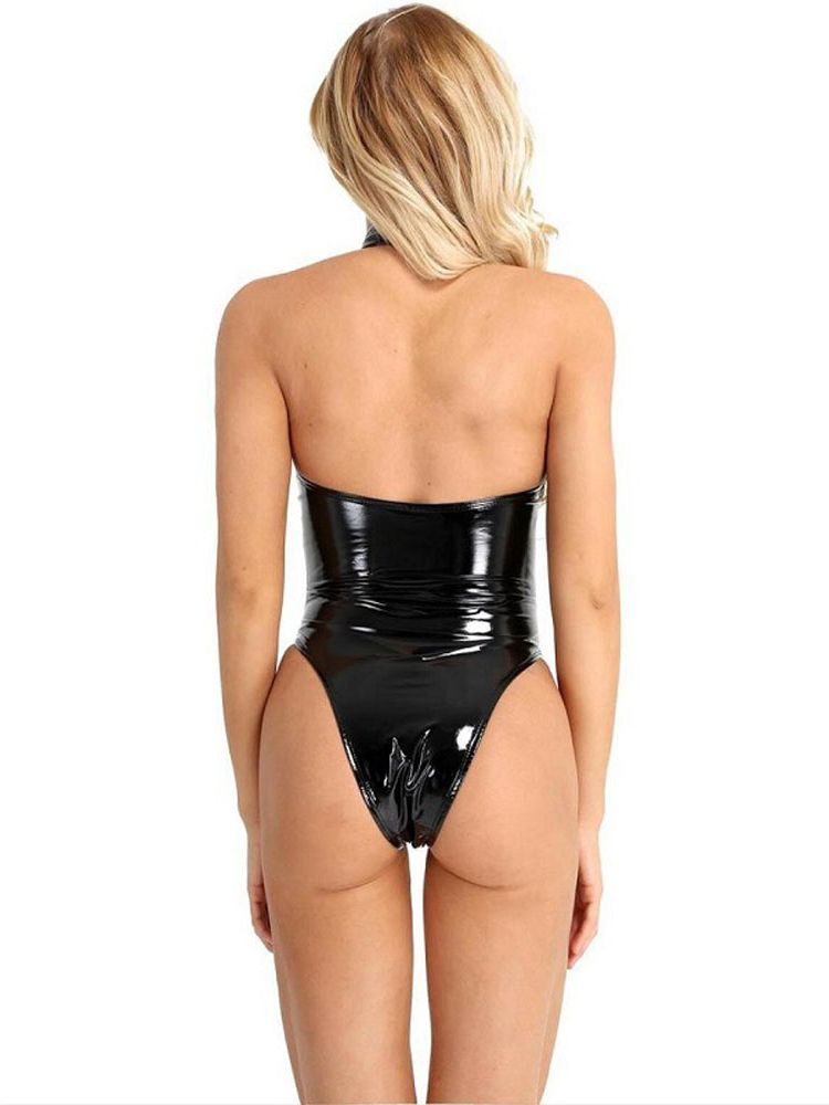 S-4XL Halter Backless Swimsuit - Body Jewelry Waterproof ulasan dan harga