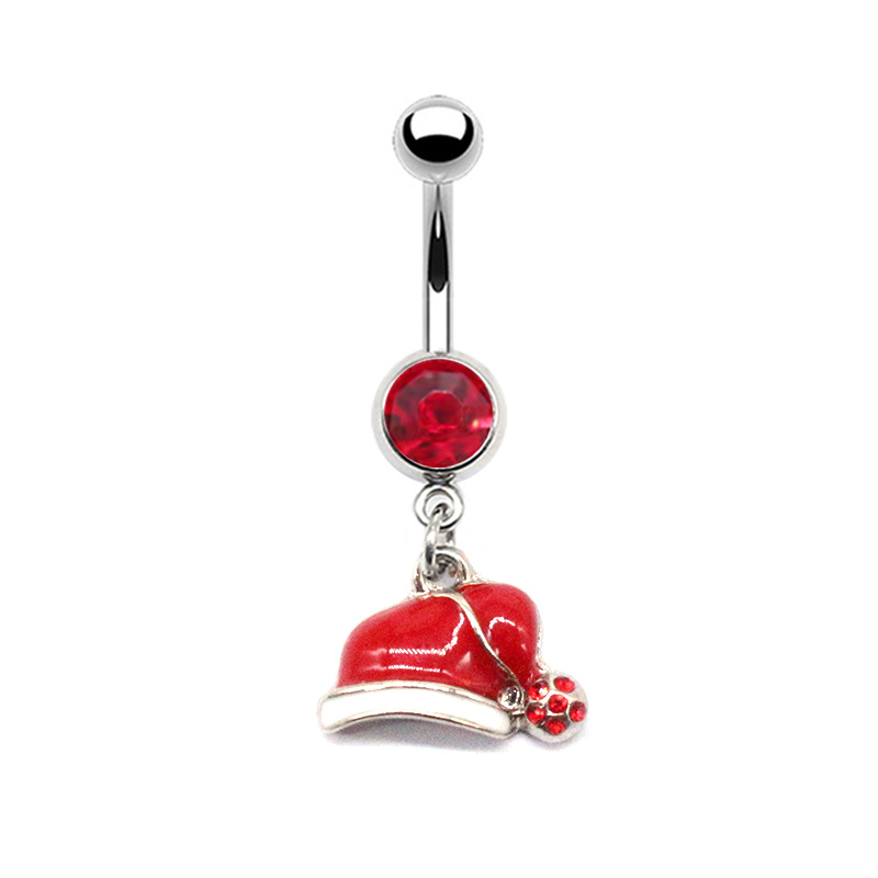 Christmas Series Navel Ring Fo - Body Jewelry Factory ulasan dan harga