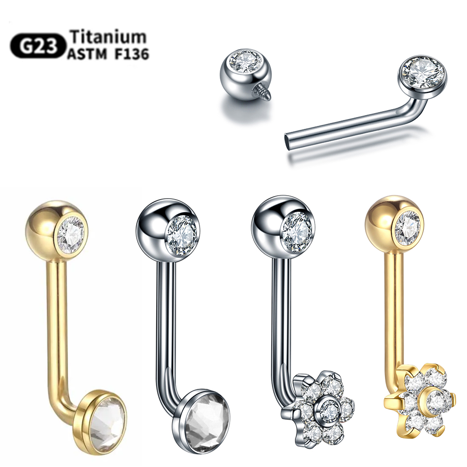 1PC Titanium Christina Vertica - Body Jewelry Vch ulasan dan harga