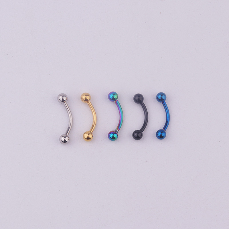 5pcs/lot 16G 316L Stainless St - Body Jewelry Barbell ulasan dan harga