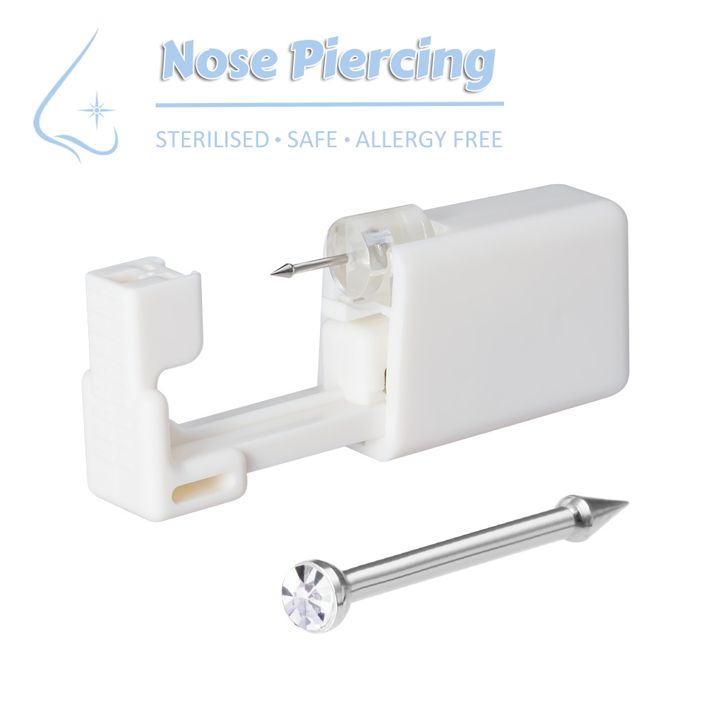 6/12Pcs Disposable Self Nose P - Body Jewelry Factory ulasan dan harga