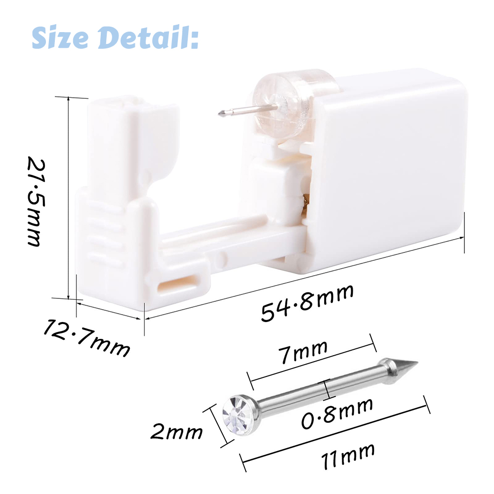 6/12Pcs Disposable Self Nose P - Body Jewelry Factory ulasan dan harga