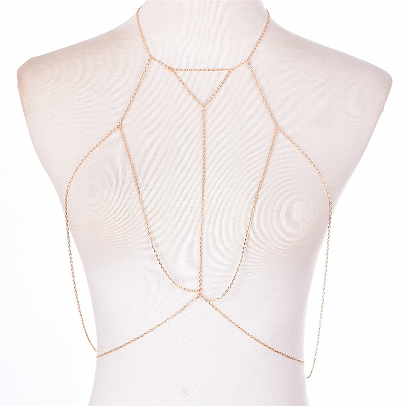 Gold Silver Fashion Link Chain - Body Jewelry Helix ulasan dan harga