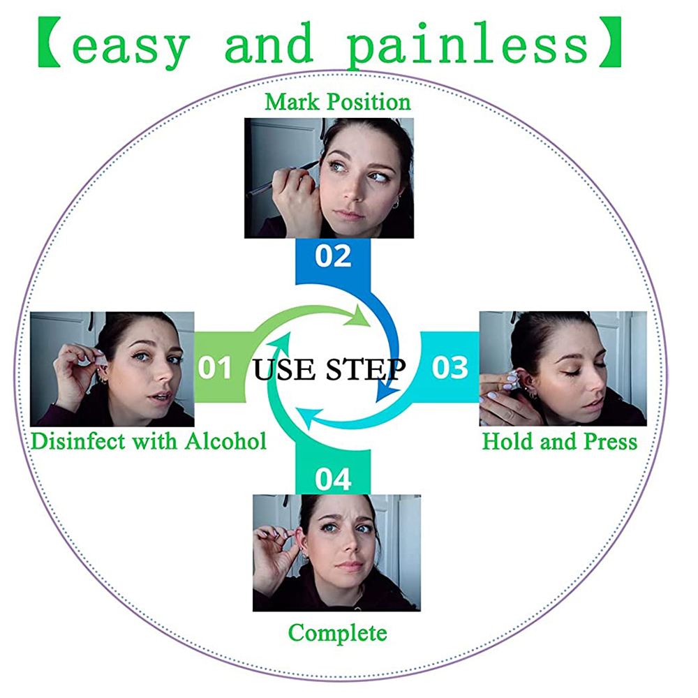1-20Pcs/set Ear Piercing Gun D - Body Jewelry Factory ulasan dan harga