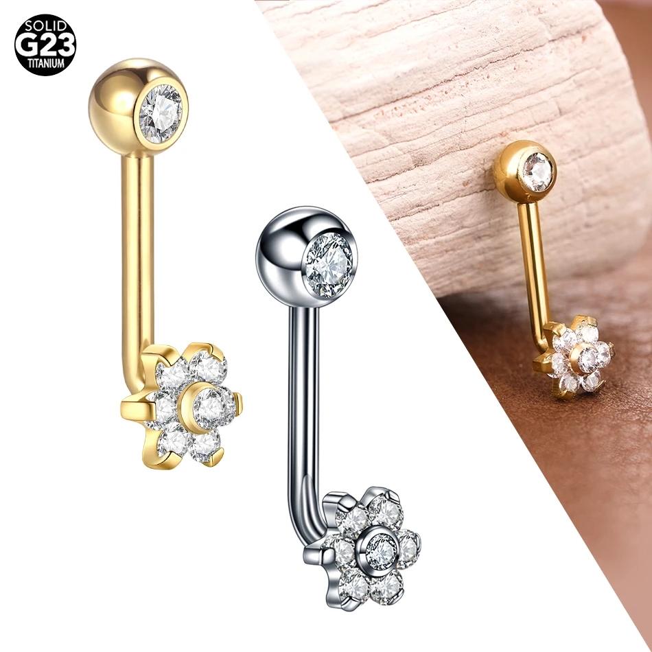 10pcs/lot Titanium Zircon Chri - Body Jewelry Vch ulasan dan harga