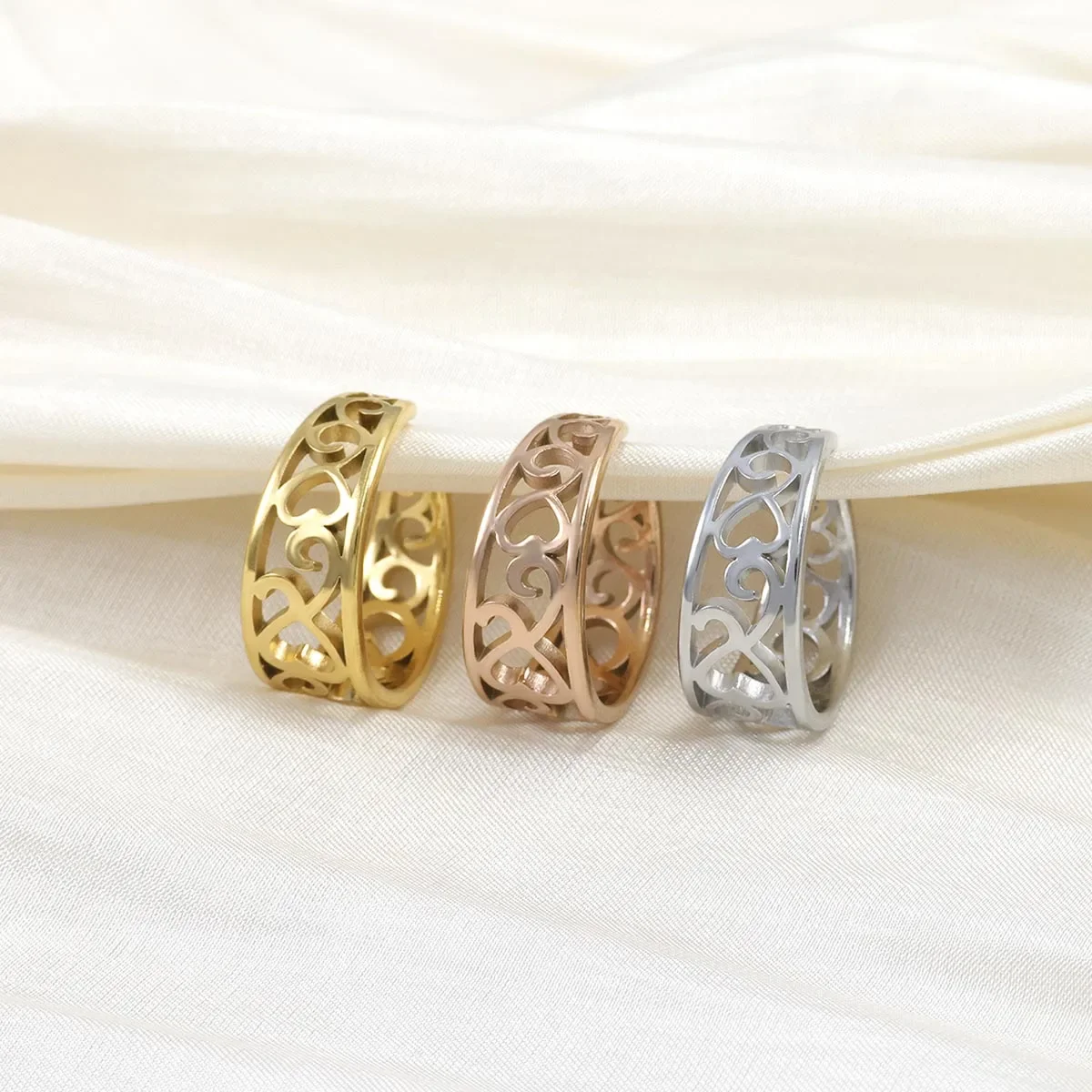 1pc/3pcs Lotus Hollow Crown St - Body Jewelry Waterproof ulasan dan harga