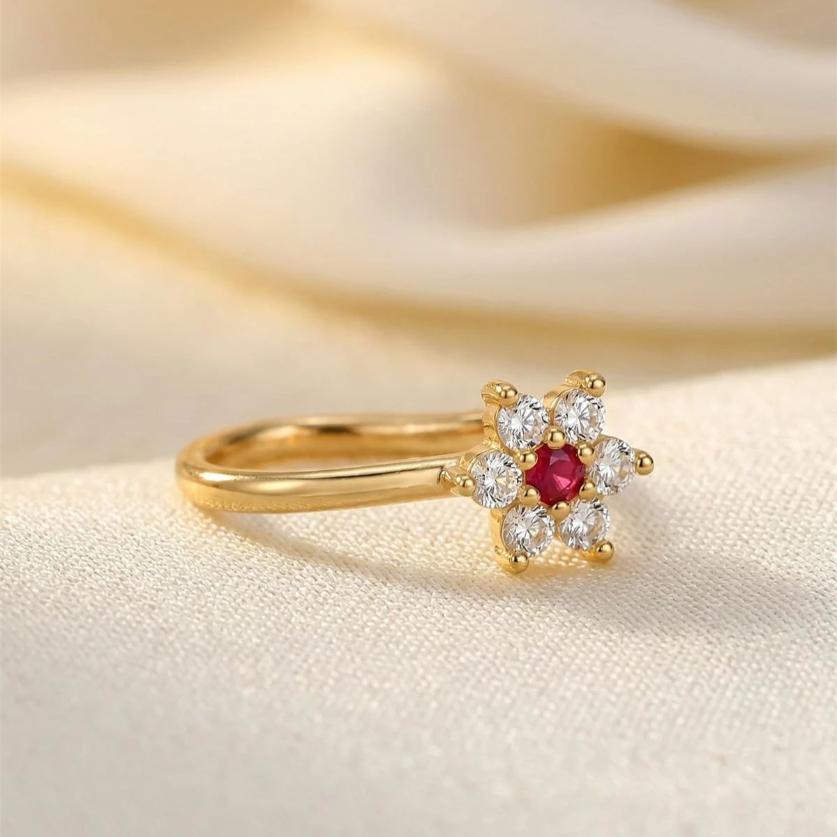 1PC Flower Shaped No Piercing  - Body Jewelry On Sale ulasan dan harga