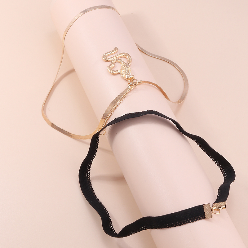 Aihua Bohemian Gold Color Leg  - Body Jewelry Leg Chain ulasan dan harga