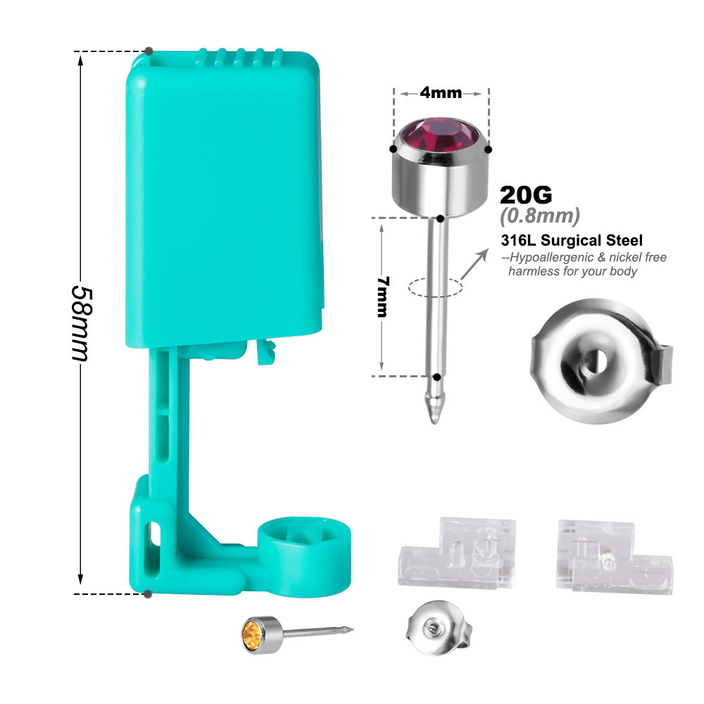 1 Unit Disposable Sterile Ear  - Body Jewelry Factory ulasan dan harga