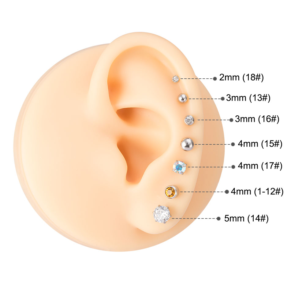 1 Unit Disposable Sterile Ear  - Body Jewelry Factory ulasan dan harga