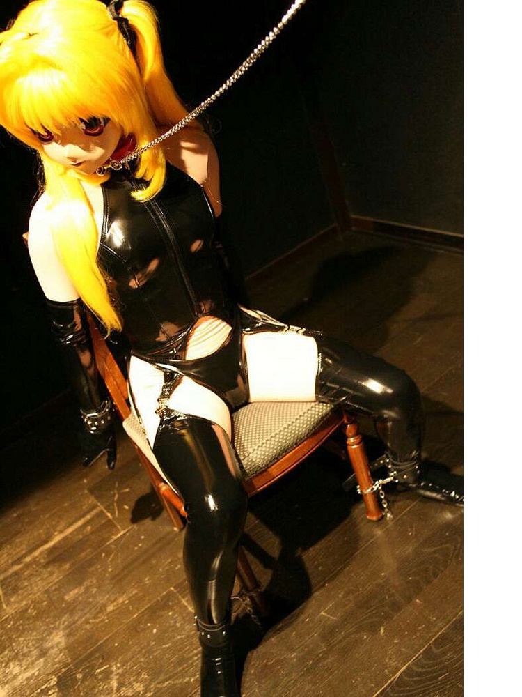4PCS/SET Wet Look PVC Catsuit  - Body Jewelry Waterproof ulasan dan harga