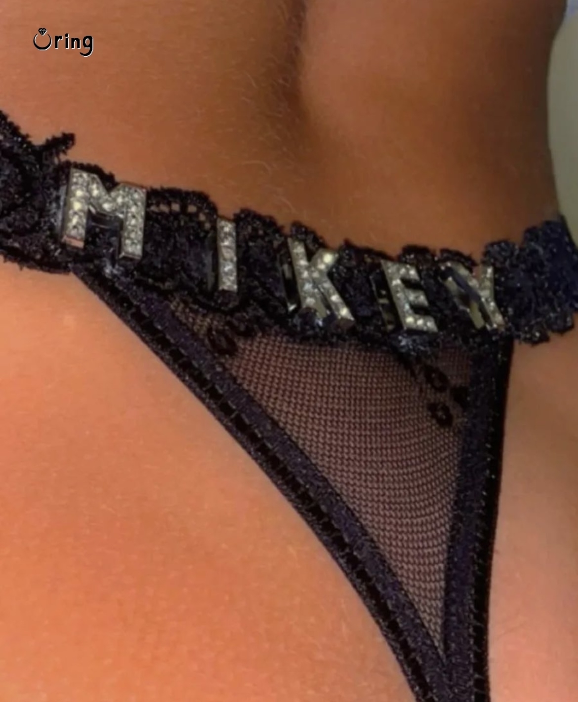 Custom Thongs with Name for Bo - Body Jewelry Names ulasan dan harga