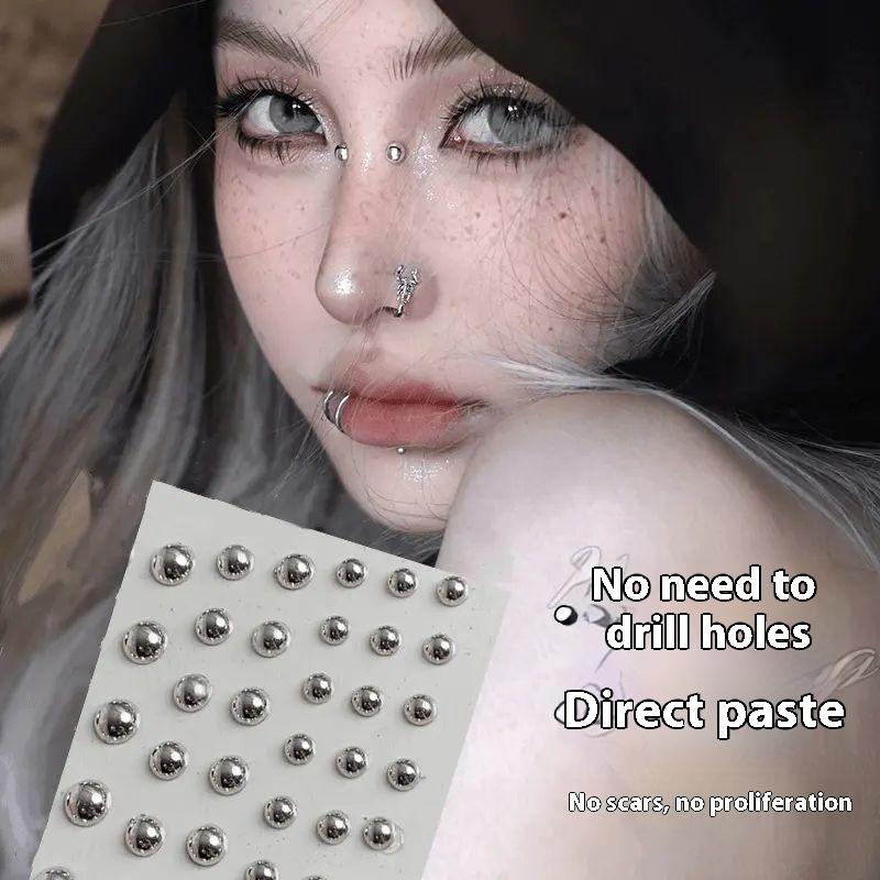 321pcs Non Piercing Lip Studs  - Body Jewelry Waterproof ulasan dan harga