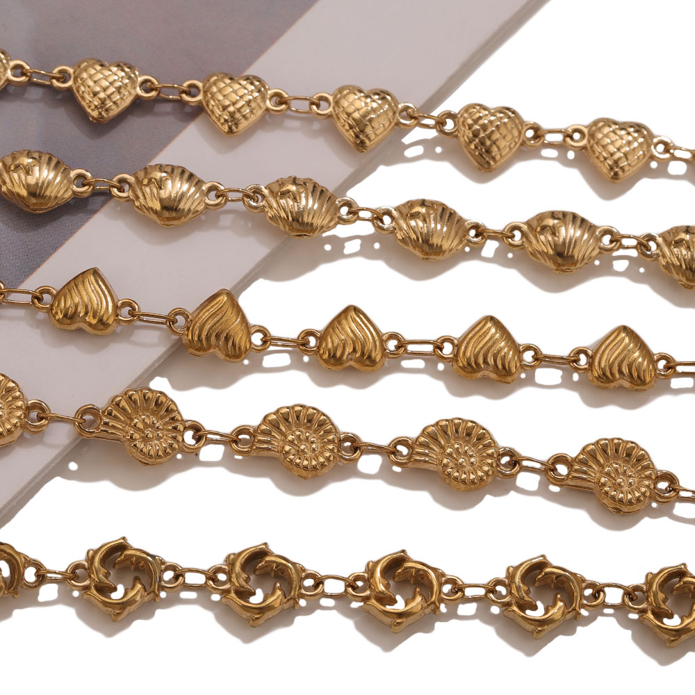 1M PVD Gold Stainless Steel He - Body Chain Jewelry ulasan dan harga