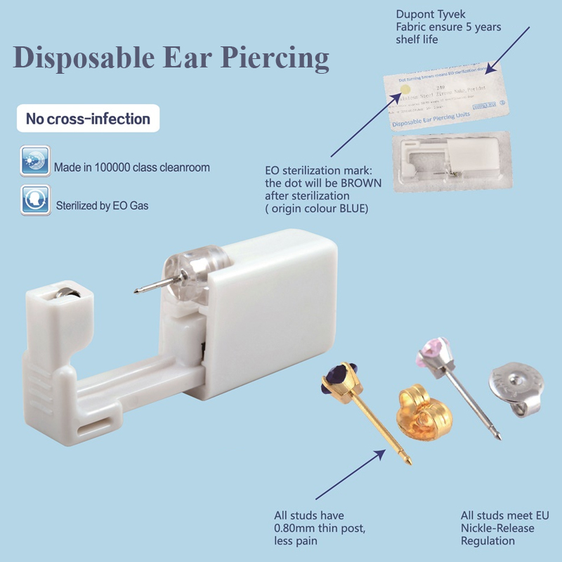 1Unit Safety Sterlised Disposa - Body Jewelry Factory ulasan dan harga