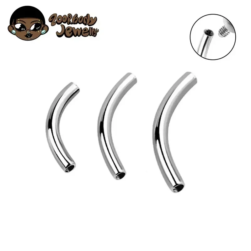 10 Pcs/Lot ASTM F136 Titanium  - Body Jewelry Barbell ulasan dan harga