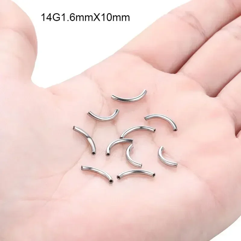 10 Pcs/Lot ASTM F136 Titanium  - Body Jewelry Barbell ulasan dan harga