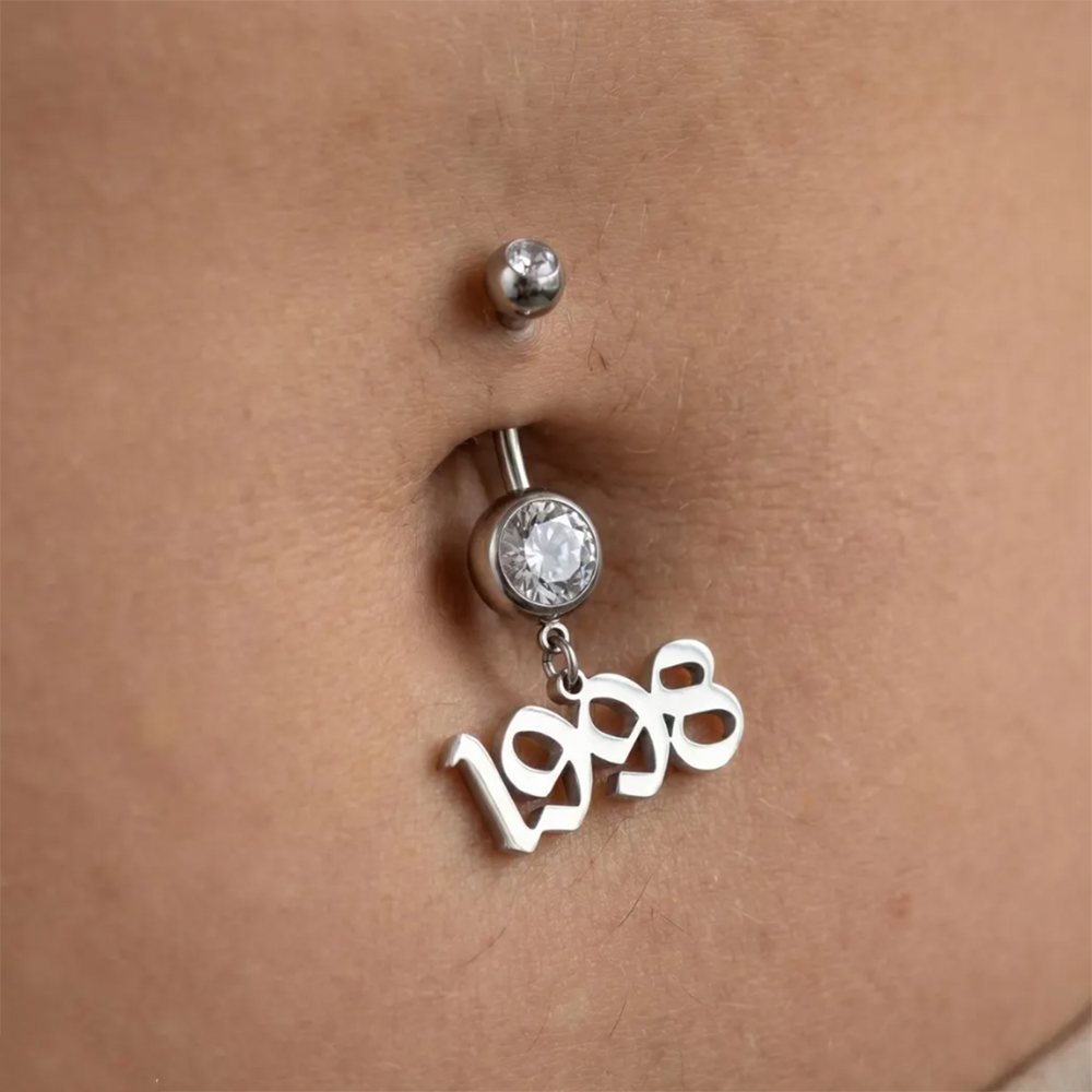 Personalized Zircon Customized - Body Jewelry Names ulasan dan harga