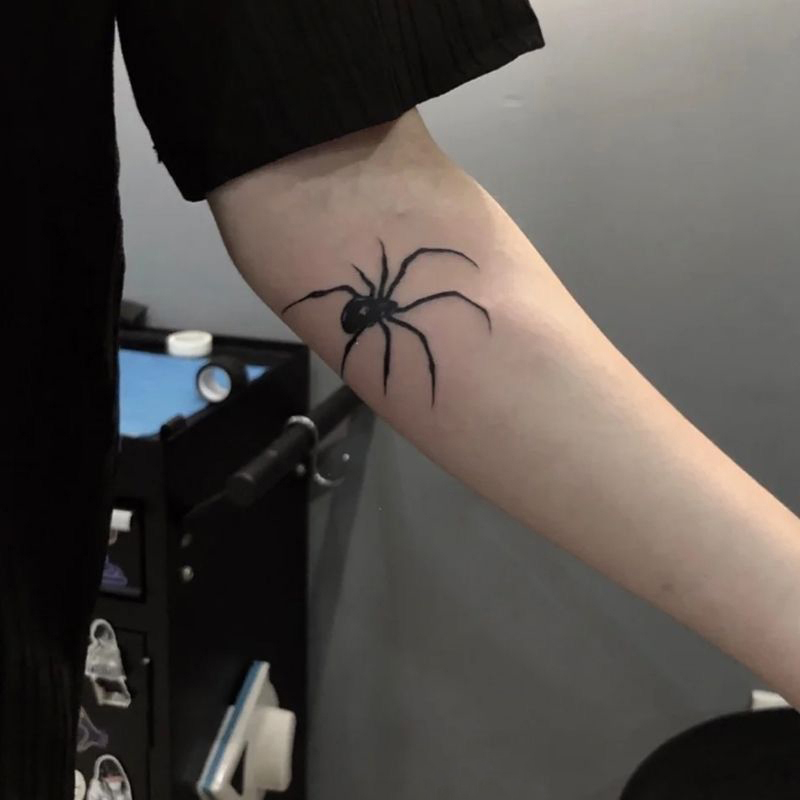 1 Sheet Spider Waterproof Temp - Body Jewelry Waterproof ulasan dan harga