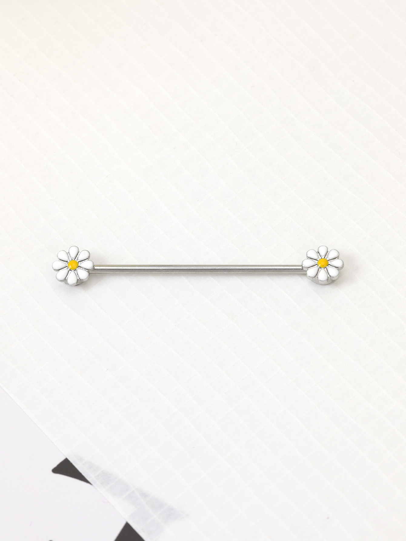 16G Arrows Hearts Industrial B - Body Jewelry Barbell ulasan dan harga