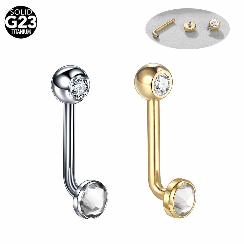 1PC G23 Titanium Christina Ver - Body Jewelry Vch ulasan dan harga