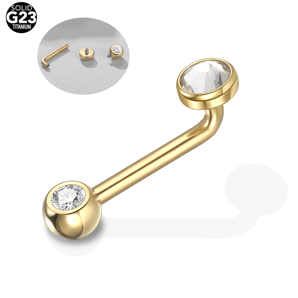 1PC G23 Titanium Christina Ver - Body Jewelry Vch ulasan dan harga