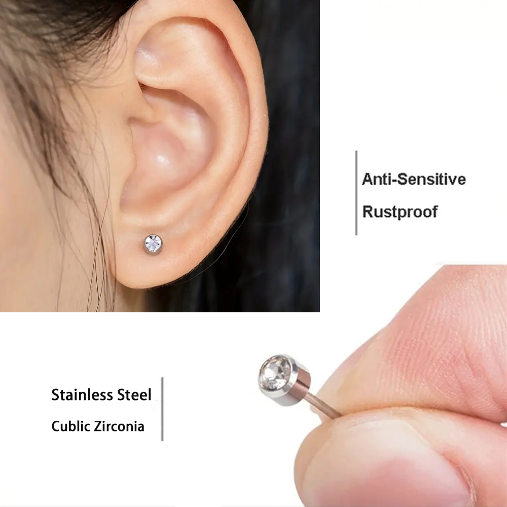 50-1pcs Disposable Sterile Ear - Body Jewelry Factory ulasan dan harga