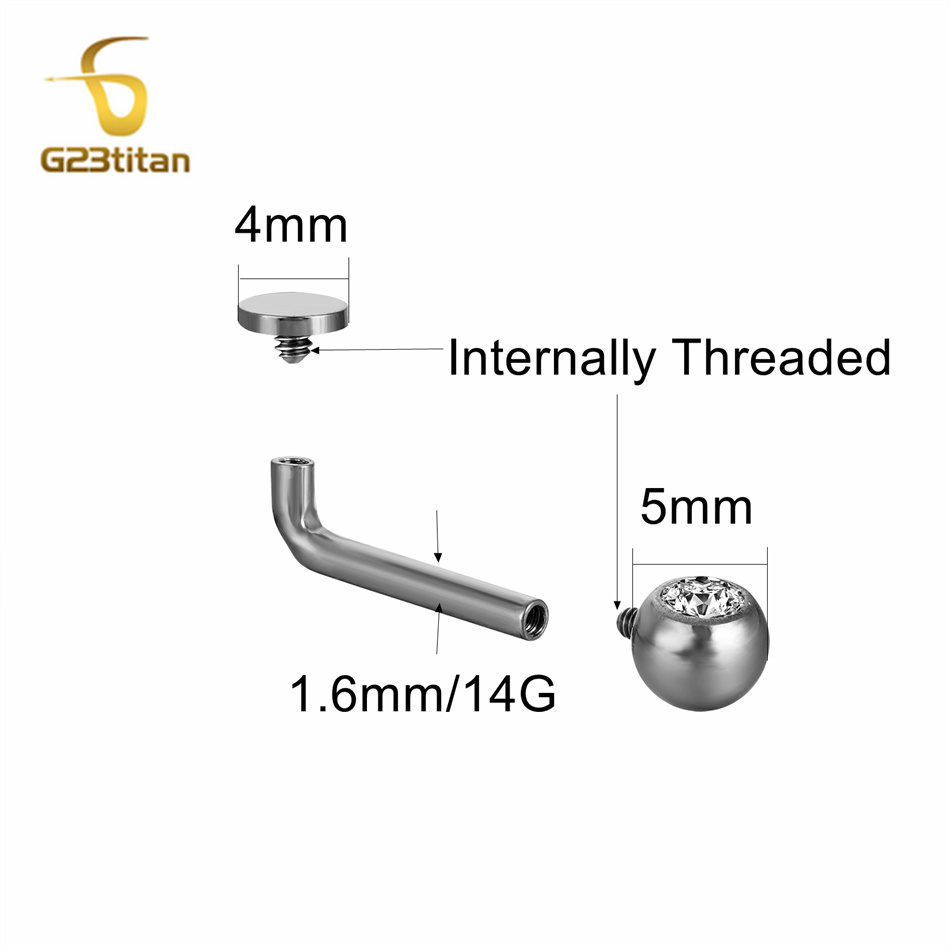 1PC Titanium Pussy Piercing Ch - Body Jewelry Vch ulasan dan harga