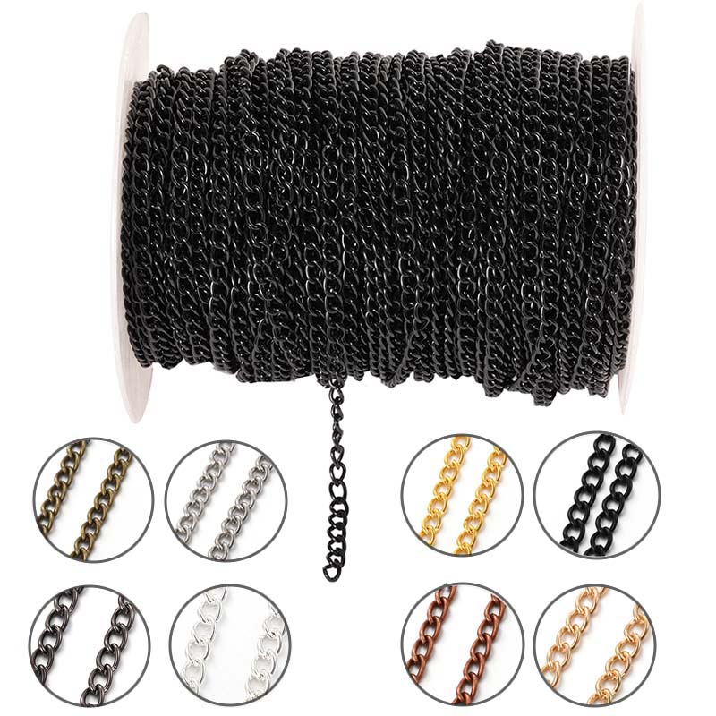 2Meters 2.5/3.5/4.5mm Metal Fl - Body Chain Jewelry ulasan dan harga