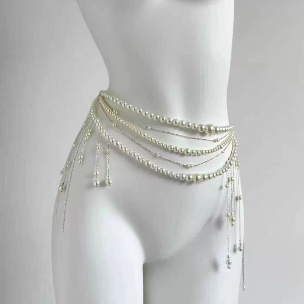Fashion Elegant Pearl Waist Ch - Body Jewelry Helix ulasan dan harga