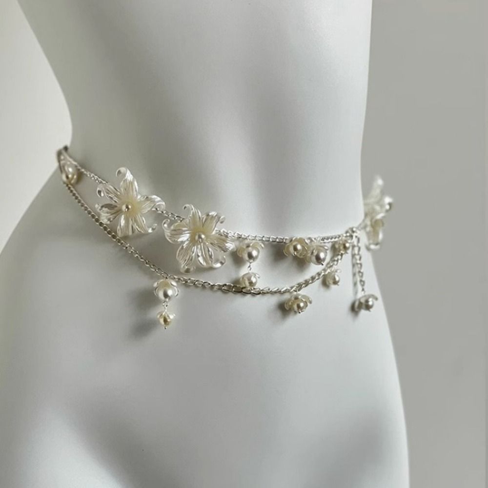 Fashion Elegant Pearl Waist Ch - Body Jewelry Helix ulasan dan harga