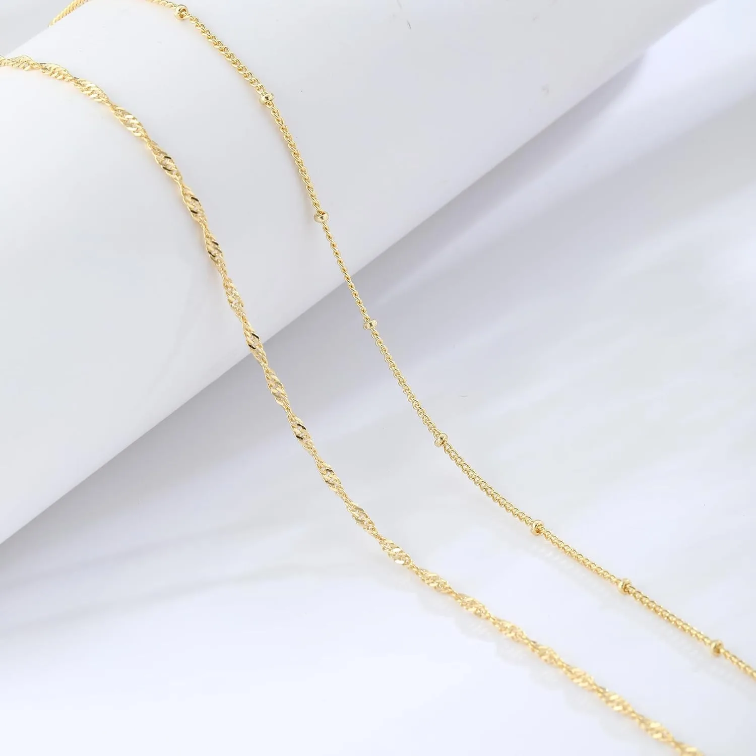 14k Gold Plated 26-33Inch Adju - Body Jewelry Waterproof ulasan dan harga