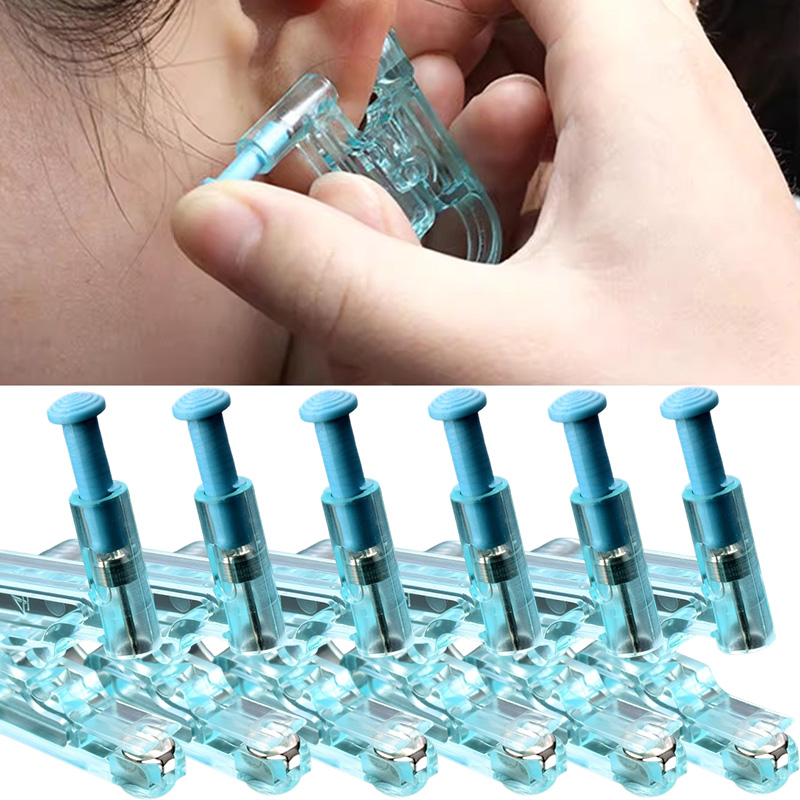 1/20pcs Blue Disposable Ear Pi - Body Jewelry Factory ulasan dan harga