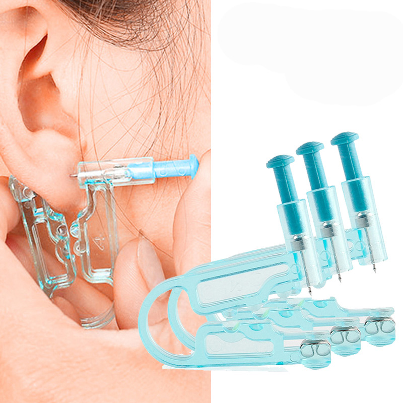 1/20pcs Blue Disposable Ear Pi - Body Jewelry Factory ulasan dan harga