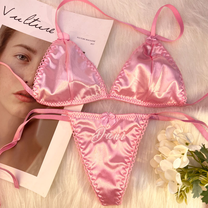 Custom Name Thongs Triangle Br - Body Jewelry Names ulasan dan harga