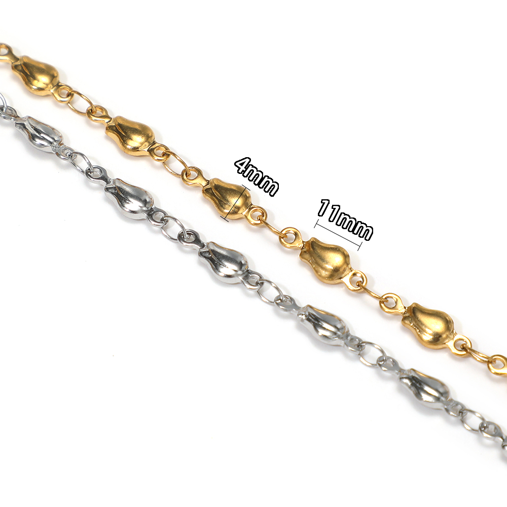1 Meter Stainless Steel Flower - Body Chain Jewelry ulasan dan harga