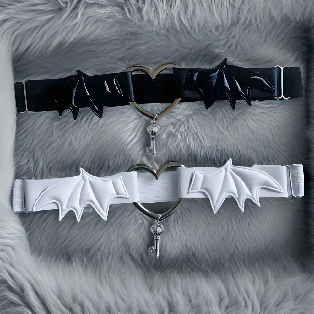 Gothic Harajuku Black Heart Wi - Body Jewelry Leg Chain ulasan dan harga