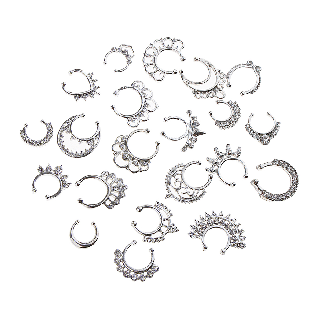Hot Sale 21/3PCS Nose Fake Sep - Body Jewelry On Sale ulasan dan harga