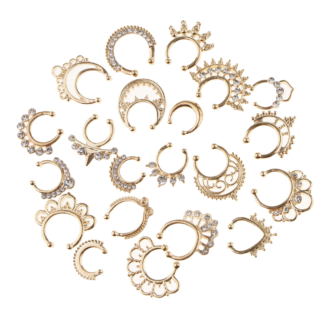 Hot Sale 21/3PCS Nose Fake Sep - Body Jewelry On Sale ulasan dan harga