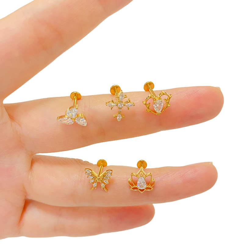 ASTM F136 Titanium Ear PIERC B - Body Jewelry Factory ulasan dan harga