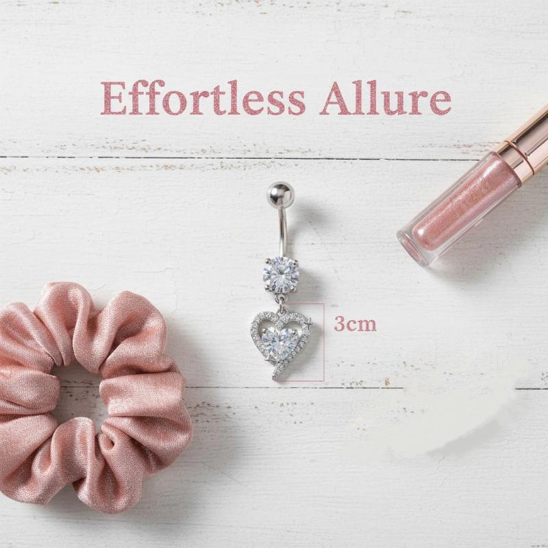 1Pcs Exquisite Dangle Belly Bu - Body Jewelry Barbell ulasan dan harga