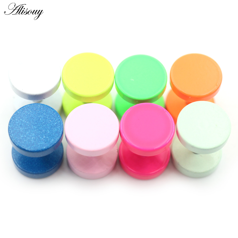 2PCS Baking Paint Candy Color  - Body Jewelry Barbell ulasan dan harga